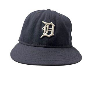 Detroit Tigers 59Fifty Fitted 7 1/4 On Field MLB Baseball Hat Cap Made in USA